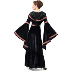 New European Vintage Court Black Vampire Witch Costume Halloween/Stage Performance/Party -Procosplayshop 10825610633 1734513592