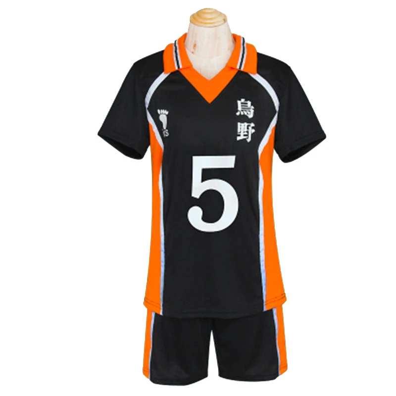 Anime Haikyu!! Karasuno Cosplay Costume Cosplay T-shirt And Shorts Sports Suit Set 11 Anime Haikyu!! Karasuno Cosplay Costume Cosplay T-shirt And Shorts Sports Suit Set - Image 9