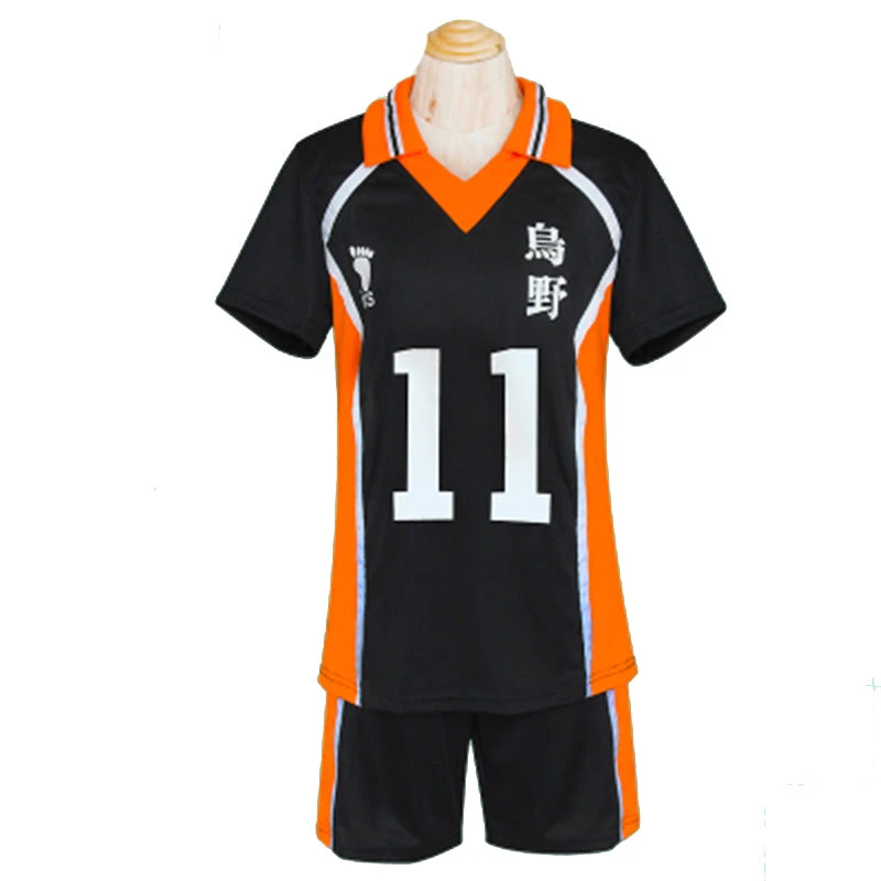 Anime Haikyu!! Karasuno Cosplay Costume Cosplay T-shirt And Shorts Sports Suit Set 13 Anime Haikyu!! Karasuno Cosplay Costume Cosplay T-shirt And Shorts Sports Suit Set - Image 11