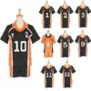 Anime Haikyu!! Karasuno Cosplay Costume Cosplay T-shirt And Shorts Sports Suit Set