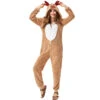Halloween Christmas Costume Adults Christmas Reindeer Costume Jumpsuit Flannel Pajamas -Procosplayshop 2019 New Adults Christmas Reindeer Costume Jumpsuit 5