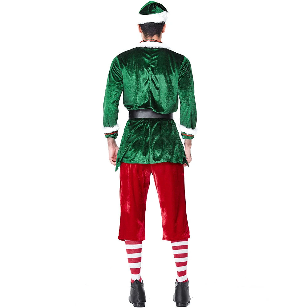 Christmas Halloween Costume Couple Matching Christmas Elf Costume Christmas Holiday He And She Elf Outfit 5 Christmas Halloween Costume Couple Matching Christmas Elf Costume Christmas Holiday He And She Elf Outfit - Image 3