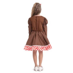 2020 Christmas Kids Girls Gingerbread Man Cosplay Costume Dress Performance Dress -Procosplayshop 2020ChristmasKidsGirlsGingerbreadmanCosplayCostumeDressPerformanceDress 4