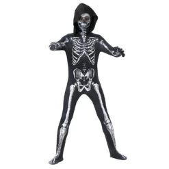 2023 Children's Halloween Skeleton Cosplay Hooded Zentai Costume Boys And Girls Halloween Carnival Party Costumes 8 2023 Children's Halloween Skeleton Cosplay Hooded Zentai Costume Boys And Girls Halloween Carnival Party Costumes -Procosplayshop 2023Children sHalloweenSkullandBonesHoodedZentaiCostumeBoysandGirlsHalloweenCarnivalPartyCostumes 2