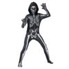 2023 Children's Halloween Skeleton Cosplay Hooded Zentai Costume Boys And Girls Halloween Carnival Party Costumes