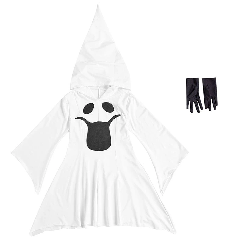 2023 Halloween Carnival Kids Costume Girl Boys Little White Ghost Costume 8 2023 Halloween Carnival Kids Costume Girl Boys Little White Ghost Costume - Image 6