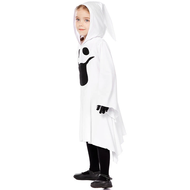 2023 Halloween Carnival Kids Costume Girl Boys Little White Ghost Costume 6 2023 Halloween Carnival Kids Costume Girl Boys Little White Ghost Costume - Image 4