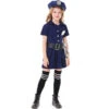 2023 Halloween Child Girls Policewoman Costume Dress Stage Performance Costume