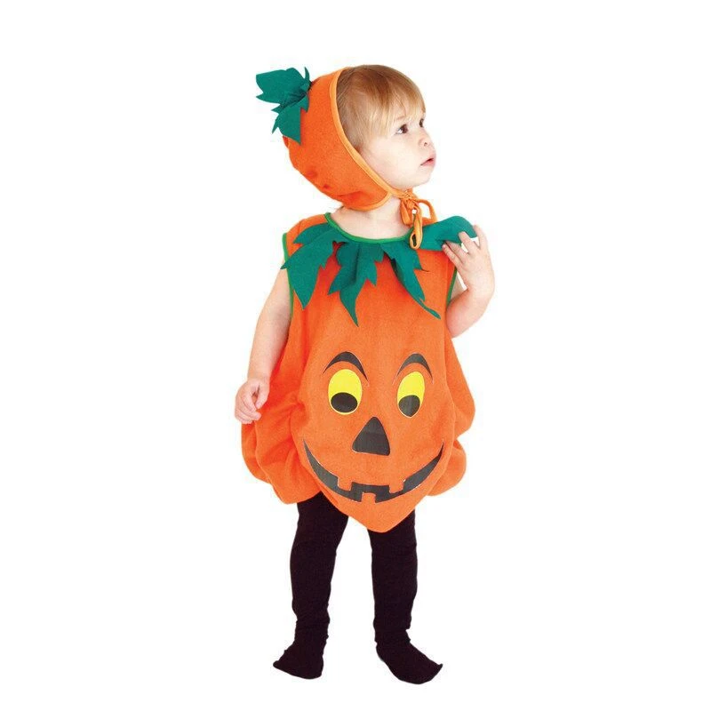 2023 Halloween Children's Pumpkin Costumes Boys Girls Masquerade Performance Costumes Toddler Pumpkin Costumes 4 2023 Halloween Children's Pumpkin Costumes Boys Girls Masquerade Performance Costumes Toddler Pumpkin Costumes - Image 2