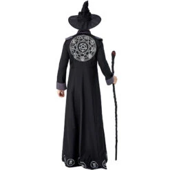 2023 Halloween Costumes Black Robe Wizard Witch Costume Family Matching Costume For Women Men Kids -Procosplayshop 2023HalloweenCostumesBlackRobeWizardWitchCostumeFamilyMatchingCostumeforWomenMenKids 5