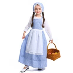 2023 Halloween Kids Girls Drama Stage Performance Costumes Flower Workshop Girl Dresses