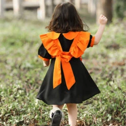 2023 Halloween Kids Girls Pumpkin Dress Halloween Stage Performance Costume -Procosplayshop 2023HalloweenKidsGirlsPumpkinDressHalloweenStagePerformanceCostume 5