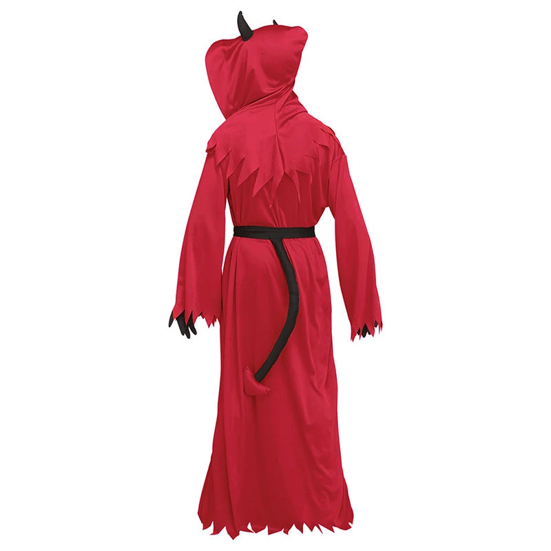 2023 Halloween Kids Red Demon Costume Girls Boys Halloween Carnival Red Demon Outfit 5 2023 Halloween Kids Red Demon Costume Girls Boys Halloween Carnival Red Demon Outfit - Image 3