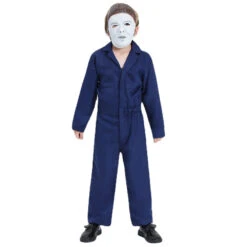 2023 Halloween Michael Myers Kids Costume Boys Girls Halloween Costumes Outfit -Procosplayshop 2023HalloweenMichaelMyersKidsCostumeBoysGirlsHalloweenDressUpCostumesOutfit 4