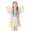 2023 Kids Cute Rainbow Angel Dress Costume Halloween Girls Princess Dress With Wings Stage Performance Costumes