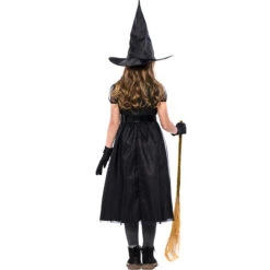 2023 Kids Girls Halloween Witch Costume Black Mesh Little Witch Child Performance Costume -Procosplayshop 2023KidsGirlsHalloweenWitchCostumeBlackMeshLittleWitchChildPerformanceCostume 1