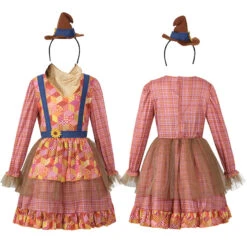 2023 Kids Girls Scarecrow Dress Costume For Halloween Carnival Child Stage Performance Costume -Procosplayshop 2023KidsGirlsScarecrowDressCostumeForHalloweenCarnivalChildStagePerformanceCostume 1