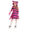 2023 Kids Girls The Cheshire Cat Costume Dress Cute Children's Performance Costume -Procosplayshop 2023KidsGirlsTheCheshireCatCostumeDressCuteChildren sPerformanceCostume 1