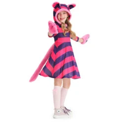 2023 Kids Girls The Cheshire Cat Costume Dress Cute Children's Performance Costume -Procosplayshop 2023KidsGirlsTheCheshireCatCostumeDressCuteChildren sPerformanceCostume 4