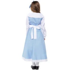 2023 Kids Halloween Costumes Belle Blue And White Dress Costume Girls Halloween Stage Performance Costume -Procosplayshop 2023KidsHalloweenCostumesBelleBlueandWhiteDressCostumeGirlsHalloweenStagePerformanceCostume 5