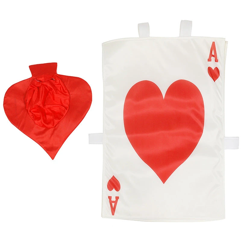 2023 Kids Halloween Costumes Poker Ace Of Hearts Costume Girls Boys Cosplay Outfit Stage Performance Costume 7 2023 Kids Halloween Costumes Poker Ace Of Hearts Costume Girls Boys Cosplay Outfit Stage Performance Costume - Image 5