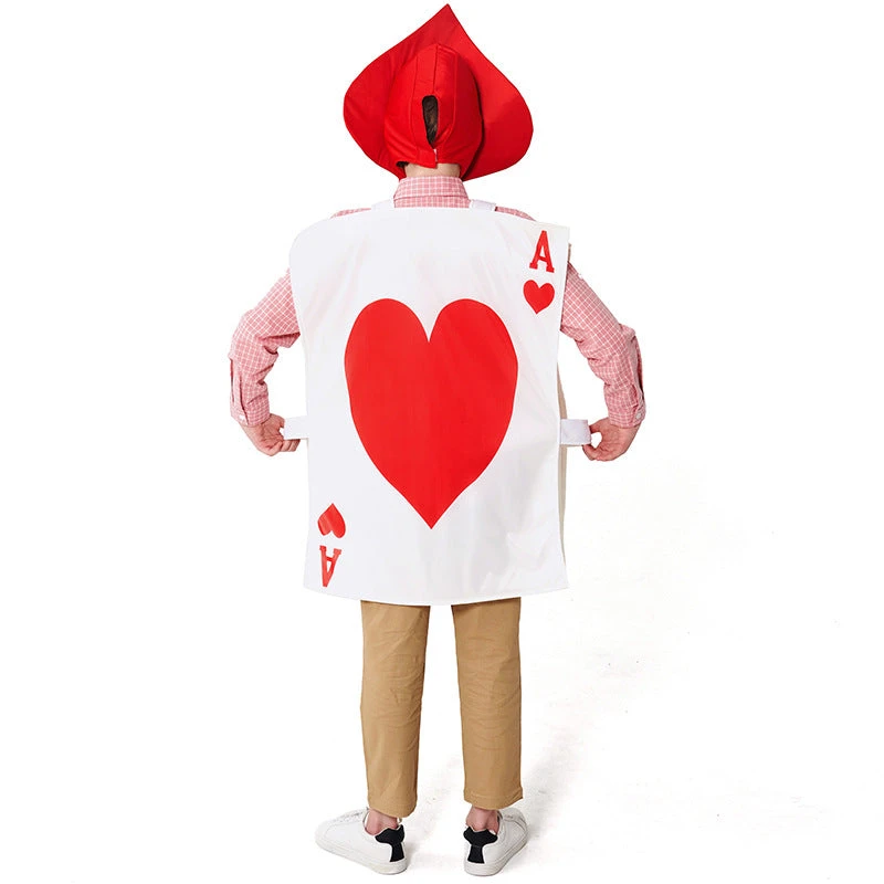 2023 Kids Halloween Costumes Poker Ace Of Hearts Costume Girls Boys Cosplay Outfit Stage Performance Costume 6 2023 Kids Halloween Costumes Poker Ace Of Hearts Costume Girls Boys Cosplay Outfit Stage Performance Costume - Image 4