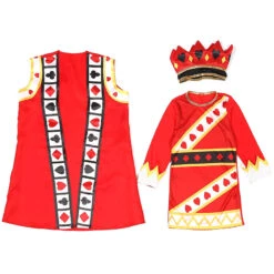 2023 Kids Halloween Costumes Poker Red King Card Costume Set Kids Fairytale Role Play Performance Costume -Procosplayshop 2023KidsHalloweenCostumesPokerKingdomRedKingCostumeSetKidsFairytaleRolePlayPerformanceCostume 1