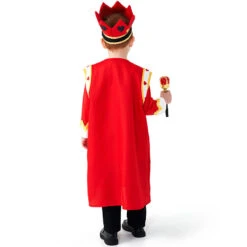 2023 Kids Halloween Costumes Poker Red King Card Costume Set Kids Fairytale Role Play Performance Costume -Procosplayshop 2023KidsHalloweenCostumesPokerKingdomRedKingCostumeSetKidsFairytaleRolePlayPerformanceCostume 5