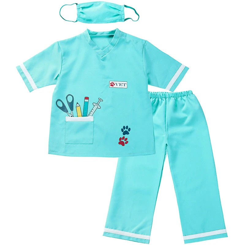 2023 Kids Halloween Doctor Costume Girls Boys Halloween Party Performance Outfit 6 2023 Kids Halloween Doctor Costume Girls Boys Halloween Party Performance Outfit - Image 4