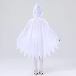 2023 Kids White Ghost Costume Glow-in-the-Dark Ghostface Cape Girls Boys Halloween Cosplay Party Dressup Costumes -Procosplayshop 2023KidsWhiteGhostCostumeGlow in the DarkGhostfaceCapeGirlsBoysHalloweenCosplayPartyDressupCostumes 4