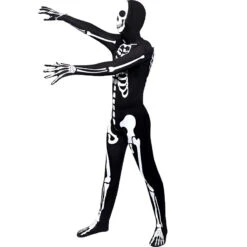 2023 Kids And Adults Halloween Scary Skeleton Ghost Onesie Zentai Halloween Party Jumpsuit Costume -Procosplayshop 2023KidsandAdultsHalloweenScarySkeletonGhostOnesieZentaiHalloweenPartyJumpsuitCostume 3
