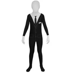 2023 Kids And Adults Horror Faceless Monster In Suit Costume Zentai Halloween Carnival Cosplay Jumpsuit -Procosplayshop 2023KidsandAdultsHorrorFacelessMonsterinSuitCostumeZentaiHalloweenCarnivalCosplayJumpsuit 3