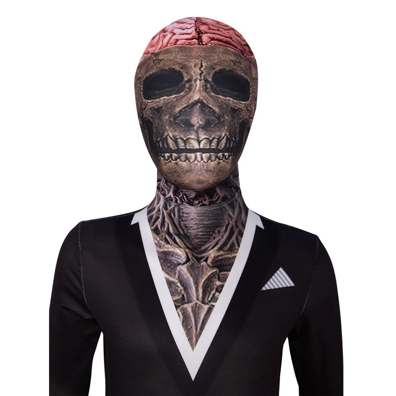 2023 Kids And Adults Horror Suit Skeleton Cosplay Costume Zentai Skeleton Jumpsuit For Halloween Carnival 5 2023 Kids And Adults Horror Suit Skeleton Cosplay Costume Zentai Skeleton Jumpsuit For Halloween Carnival - Image 3
