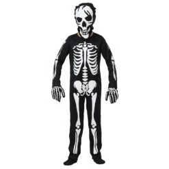2023 New Kids Costume Glow-in-the-dark Scary Skeleton Jumpsuit Zentai Halloween Canival Outfit For Girls Boys