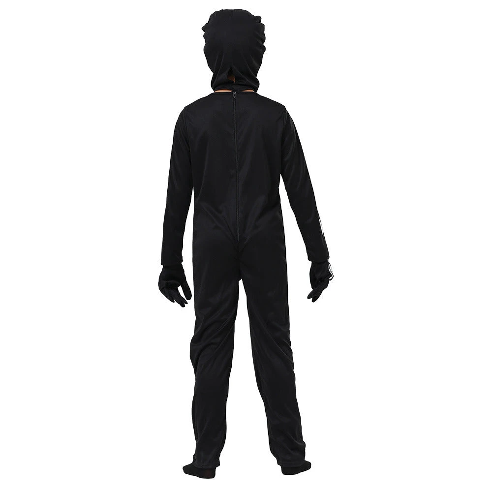 2023 New Kids Costume Glow-in-the-dark Scary Skeleton Jumpsuit Zentai Halloween Canival Outfit For Girls Boys 7 2023 New Kids Costume Glow-in-the-dark Scary Skeleton Jumpsuit Zentai Halloween Canival Outfit For Girls Boys - Image 5
