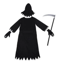 2023 New Kids Halloween Costume Red Light Eyes Reaper Costume Robe With Scythe Props For Girls Boys -Procosplayshop 2023NewKidsHalloweenCostumeRedLightEyesReaperCostumeRobeWithScythePropsForGirlsBoys 4