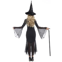 Sexy Black Muslin Witch Cosplay Costume Halloween & Stage Performance & Party 10 Sexy Black Muslin Witch Cosplay Costume Halloween & Stage Performance & Party -Procosplayshop 3411120255 1734513592