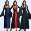 European Court Tricolor Hooded Vampire Witch Costume Halloween/Stage Performance/Party -Procosplayshop 3420319922 1734513592