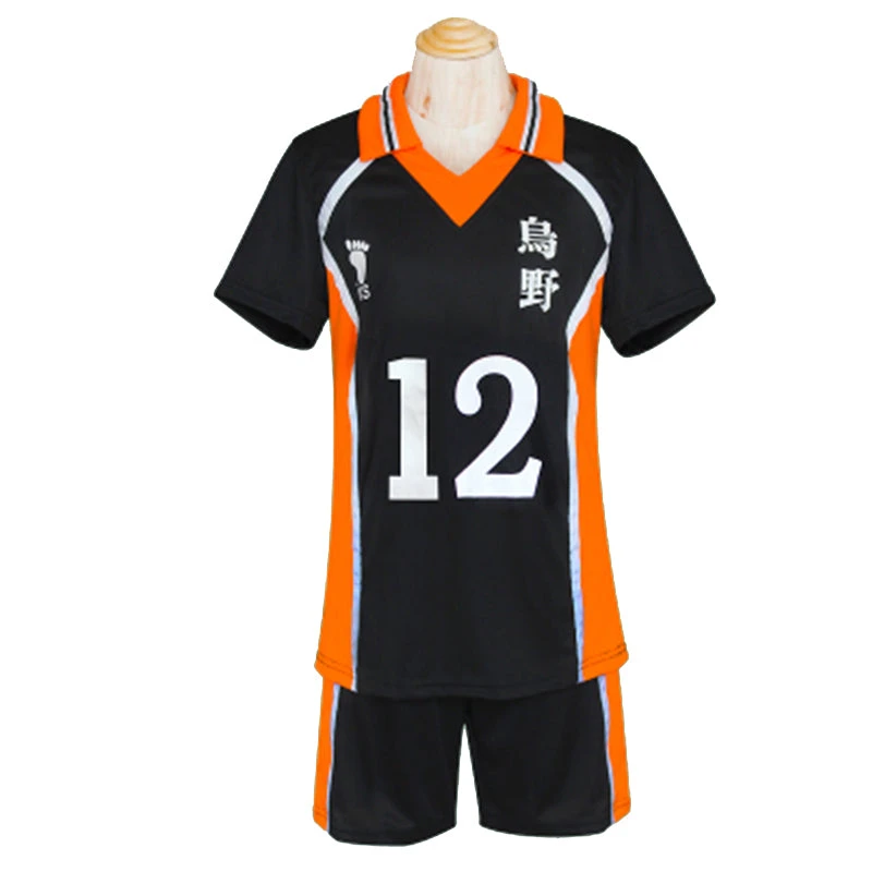 Anime Haikyu!! Karasuno Cosplay Costume Cosplay T-shirt And Shorts Sports Suit Set 6 Anime Haikyu!! Karasuno Cosplay Costume Cosplay T-shirt And Shorts Sports Suit Set - Image 4