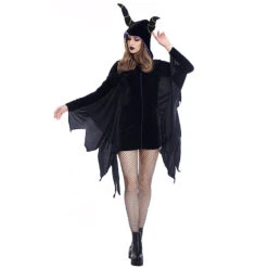 New Bat Horn Sleeping Spell Witch Cosplay Costume Halloween/Stage/Party -Procosplayshop 4077409075 1734513592