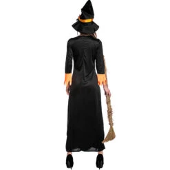 Orange Maxi Dress Witch Cosplay Costume Halloween & Stage Performance & Party -Procosplayshop 4464484029 1734513592