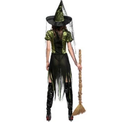 Green Irregular Dress Witch Cosplay Costume Halloween/Stage Performance/Party -Procosplayshop 4505573781 1734513592