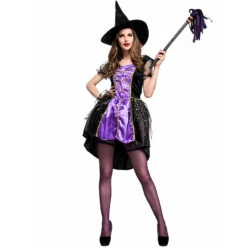 Sexy Purple Swallowtail Tutu Dress Witch Costume Halloween/Stage Performance/Party
