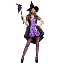 Sexy Purple Swallowtail Tutu Dress Witch Costume Halloween/Stage Performance/Party -Procosplayshop 4541937715 1734513592