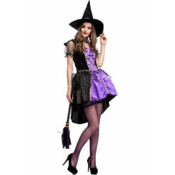 Sexy Purple Swallowtail Tutu Dress Witch Costume Halloween/Stage Performance/Party -Procosplayshop 4541940648 1734513592