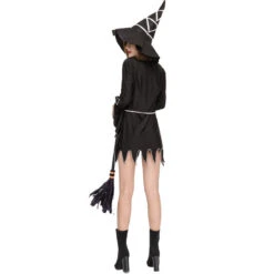 Black Irregular Lace Witch Cosplay Costume Halloween/Stage Performance/Party -Procosplayshop 4563475713 1734513592