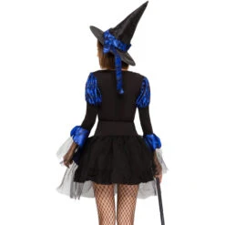 Deluxe Mesh Lace Blue & Black Witch Costume Halloween/Stage Performance/Party -Procosplayshop 4570871735 1734513592
