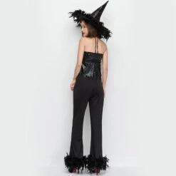 Black Cool Modern Witch Cosplay Costume Halloween/Stage Performance/Party -Procosplayshop 4582322603 1734513592