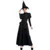 Deluxe Black Coak Witch Cosplay Costume Halloween/Stage Performance/Party