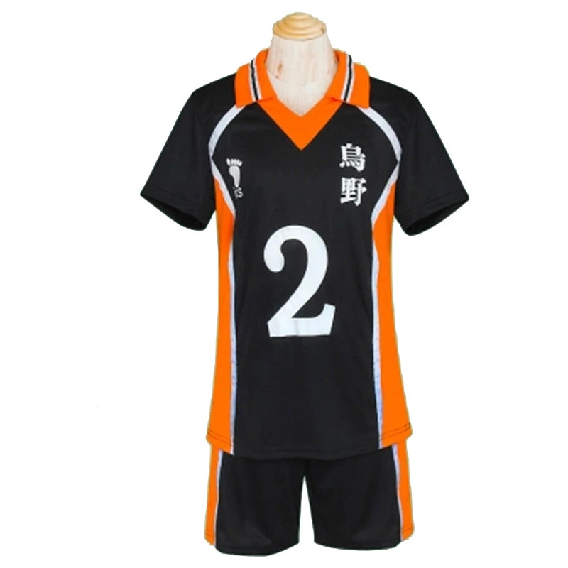 Anime Haikyu!! Karasuno Cosplay Costume Cosplay T-shirt And Shorts Sports Suit Set 8 Anime Haikyu!! Karasuno Cosplay Costume Cosplay T-shirt And Shorts Sports Suit Set - Image 6